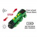 Могутній зелений локомотив для залізниці на батарейках Brio 33593