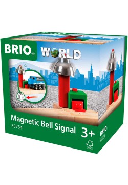 Сигнальний дзвіночок для залізниці на магнітах Brio 33754