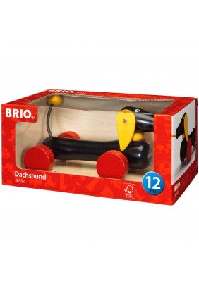 Игрушка-каталка BRIO Такса 30332 - 