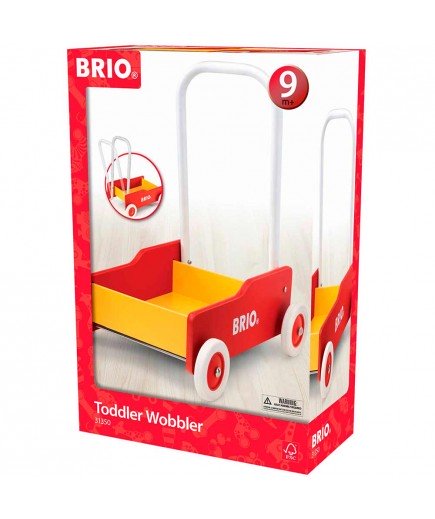 Каталка для малюків BRIO червона з жовтим 31350 Каталка для малюків BRIO червона з жовтим 31350