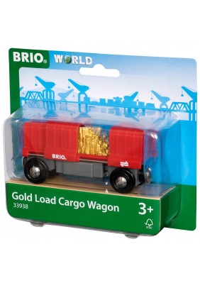 Вантажний вагон для залізниці з золотом Brio 33938