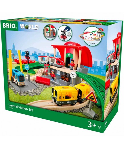 Дитяча залізниця з центральним вокзалом Brio 33989