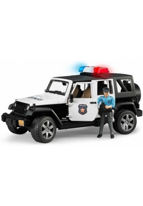 Джип Поліція Wrangler Unlimited Rubicon з фігуркою поліцейського Bruder 02526 - 