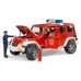 Пожежний джип Wrangler Unlimited Rubicon з фігуркою пожежника Bruder 02528
