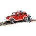 Пожежний джип Wrangler Unlimited Rubicon з фігуркою пожежника Bruder 02528 фото 7