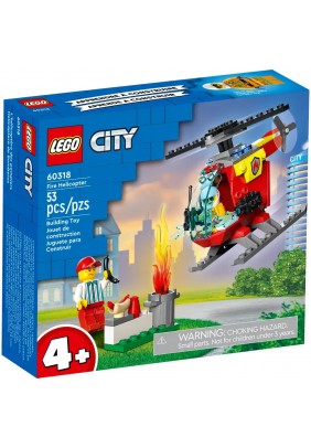 Конструктор Lego City Пожежний гелікоптер 53дет 60318