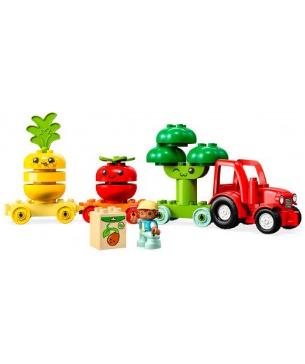 Конструктор Lego Duplo Трактор для вирощування фруктів та овочів 19дет 10982 Конструктор Lego Duplo Трактор для вирощування фруктів та овочів 19дет 10982