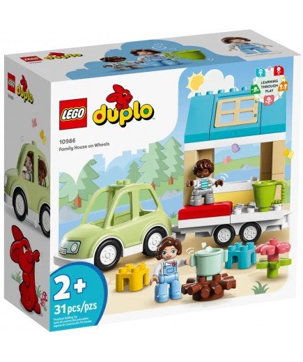 Конструктор Lego Duplo Сімейний будинок на колесах 31дет 10986 Конструктор Lego Duplo Сімейний будинок на колесах 31дет 10986