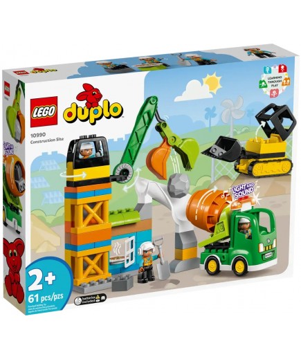 Конструктор Lego Duplo Будівельний майданчик 61дет 10990 Конструктор Lego Duplo Будівельний майданчик 61дет 10990