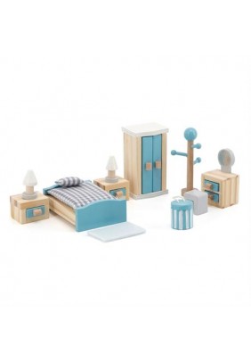 Меблі для ляльок дерев\'яні Viga Toys Спальня 44035