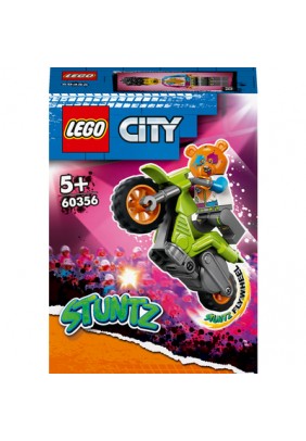 Конструктор Lego City Каскадерський мотоцикл ведмедя 10дет 60356