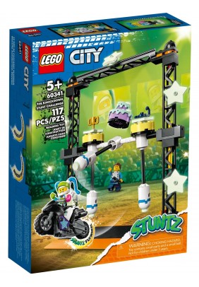 Конструктор LEGO City Stuntz Каскадерське завдання Нокдаун 117дет 60341