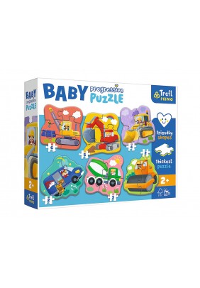 Пазл Trefl Baby Progressive 6в1 Спеціальна техніка 44004 - 