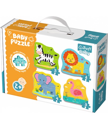 Пазл Trefl Baby Classic Тваринки на сафарі 36073 Пазл Trefl Baby Classic Тваринки на сафарі 36073
