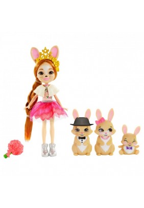 Лялька Enchantimals Родина кроликів GYJ08 - 