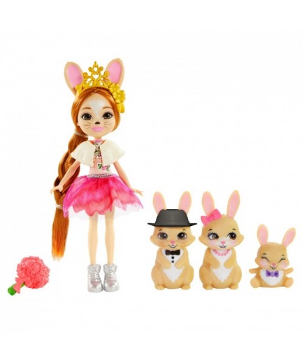 Лялька Enchantimals Родина кроликів GYJ08