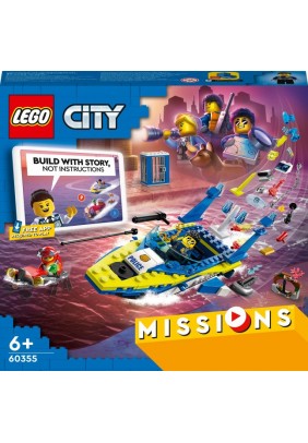 Конструктор Lego City Детективные миссии водной полиции 278дет 60355 - 