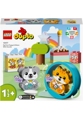 Конструктор Lego Duplo Моє перше цуценя та кошеня 22дет 10977 - 