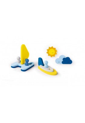 Іграшка для купання Quut Пазл-головоломка Човники з вітрилом 13ел 171928 - 