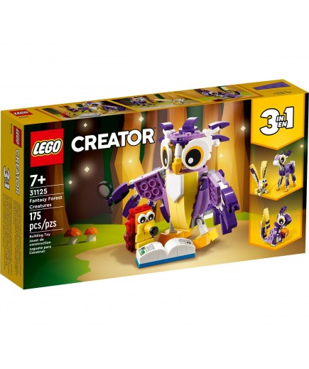 Конструктор Lego Creator Фантастичні лісові істоти 175дет 31125