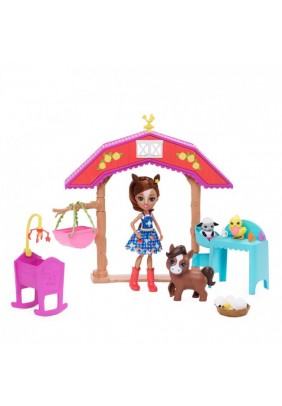 Лялька Enchantimals Конячка Хайді і дитячий садочок для тварин GJX23