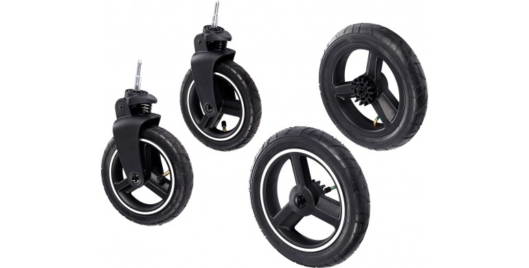 Які колеса на колясці краще: гелієві чи надувні?