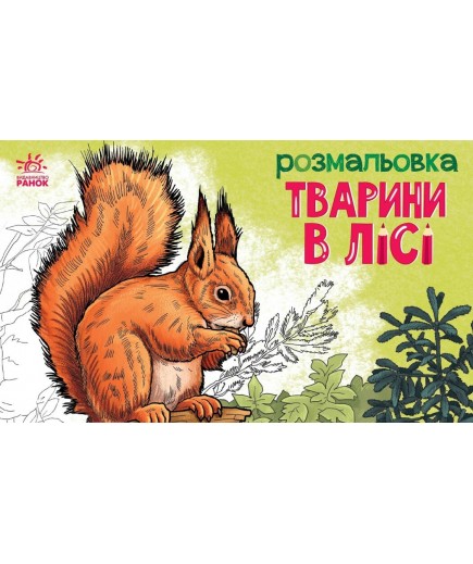 Розмальовка Ранок Тварини: У лісі 245570 Розмальовка Ранок Тварини: У лісі 245570