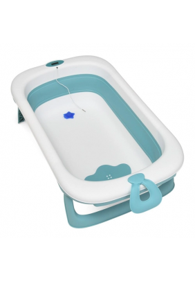 Ванна дитяча складана з термометром El Camino T-Control ME 1106 Blue - 