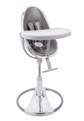 Стульчик для кормления Bloom Fresco Silver+snakeskin grey E10535-S\E10516-SSG