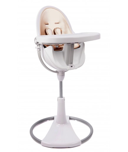 Стільчик для годування Bloom Fresco White+rose gold E10535-W\\E10516-RGL Стільчик для годування Bloom Fresco White+rose gold E10535-W\\E10516-RGL