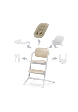 Стільчик для годування 4в1 Cybex Lemo 521003223 Sand  White