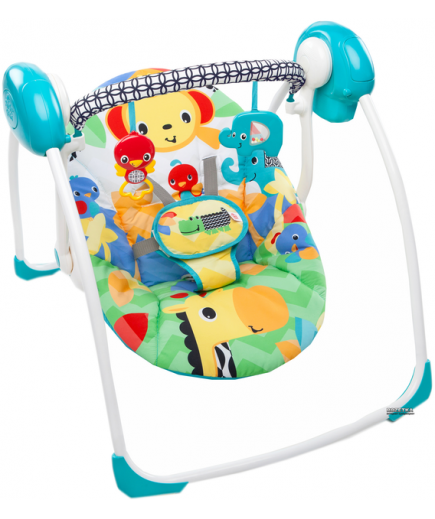 Крісло-гойдалка Kids II Посмішка савани 60403 Крісло-гойдалка Kids II Посмішка савани 60403