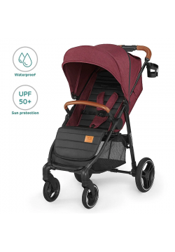 Коляска прогулянкова Kinderkraft Grande LX Burgundy KKWGRANBRG00LX