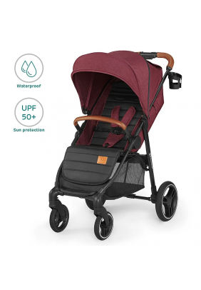 Коляска прогулянкова Kinderkraft Grande LX Burgundy KKWGRANBRG00LX