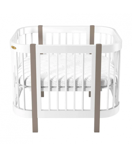 Ліжко-трансформер Royal Sleep Minimi 5в1 4002 біле/какао Ліжко-трансформер Royal Sleep Minimi 5в1 4002 біле/какао