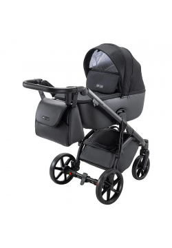 Коляска універсальна 2в1 Adamex Nola Natura carbon 681939
