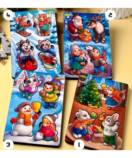 Рамка-вкладиш Little Panda Новорічна-1 велика ПСД223 Рамка-вкладиш Little Panda Новорічна-1 велика ПСД223