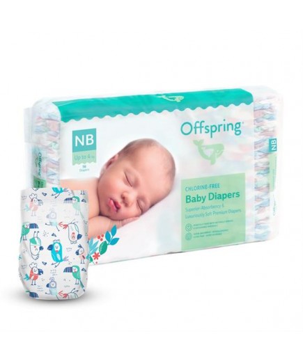 Підгузники Offspring NB 56шт DP-OI-FAT-NB56P-PTP