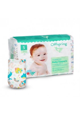 Підгузники Offspring S 48шт DP-OI-FAT-S48P-MSW - 