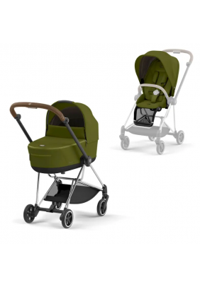 Коляска универсальная 2в1 Cybex Mios 4.0 Khaki Green/Chrome Brown 522000818/3 - 