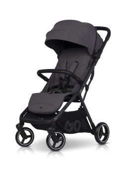 Коляска прогулянкова EasyGo Hero Ebony W/EA/HERO/CG Cloud grey