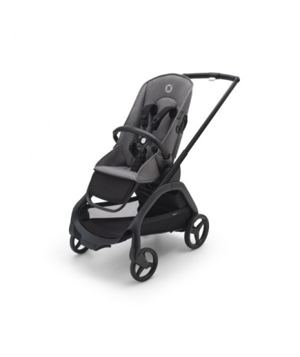 Коляска прогулянкова Bugaboo Dragonfly без капюшона 100047023 Black/Grey Melange