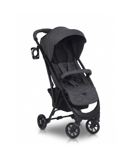 Коляска прогулянкова Euro-Cart Volt black edition Iron 9023-ECVB-16