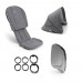Комплект текстилю Style set для Bugaboo Ant Grey Melange/Grey Melange 910210GM01