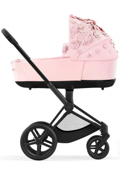 Коляска універсальна (люлька) Cybex Priam 4.0 Simply Flowers Pink/Matt Black 522000929/1