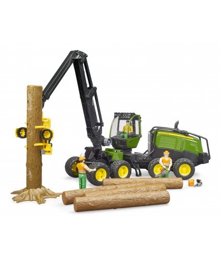 Харвестер John Deere 1270G з 1 колодою 1:16 Bruder 02135