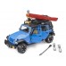 Джип Jeep Wrangler Rubicon Unlimited з каяком та фігуркою 1:16 Bruder 02529 фото 6