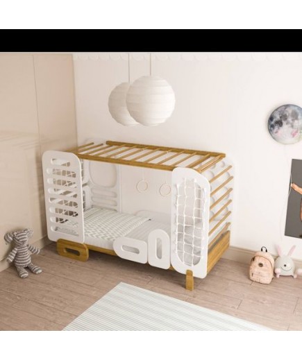 Ліжко-трансформер дитяче TatkoPlayground Montessori 2000x800 ТРMtrw-2