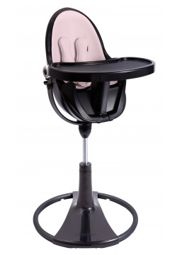 Стільчик для годування Bloom Fresco Noir rosewater E10535-BB\\E10540-RWL