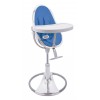 Стільчик для годування Bloom Fresco Silver+riviera blue E10535-S\\E10540-RBL